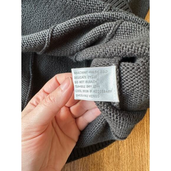 Liz Claiborne Vtg Black Chunky Sweater Men's Size Large - Picture 6 of 6